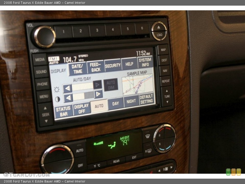 Camel Interior Navigation for the 2008 Ford Taurus X Eddie Bauer AWD #53209610