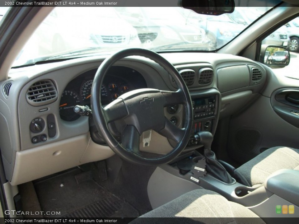 Medium Oak Interior Dashboard for the 2002 Chevrolet TrailBlazer EXT LT 4x4 #53209615
