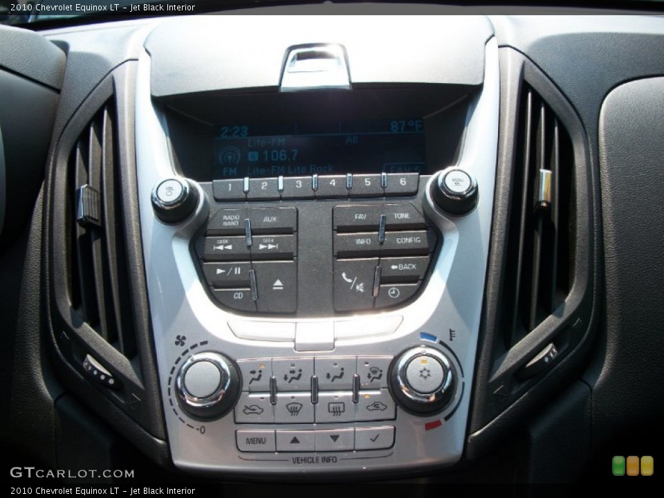 Jet Black Interior Controls for the 2010 Chevrolet Equinox LT #53210468