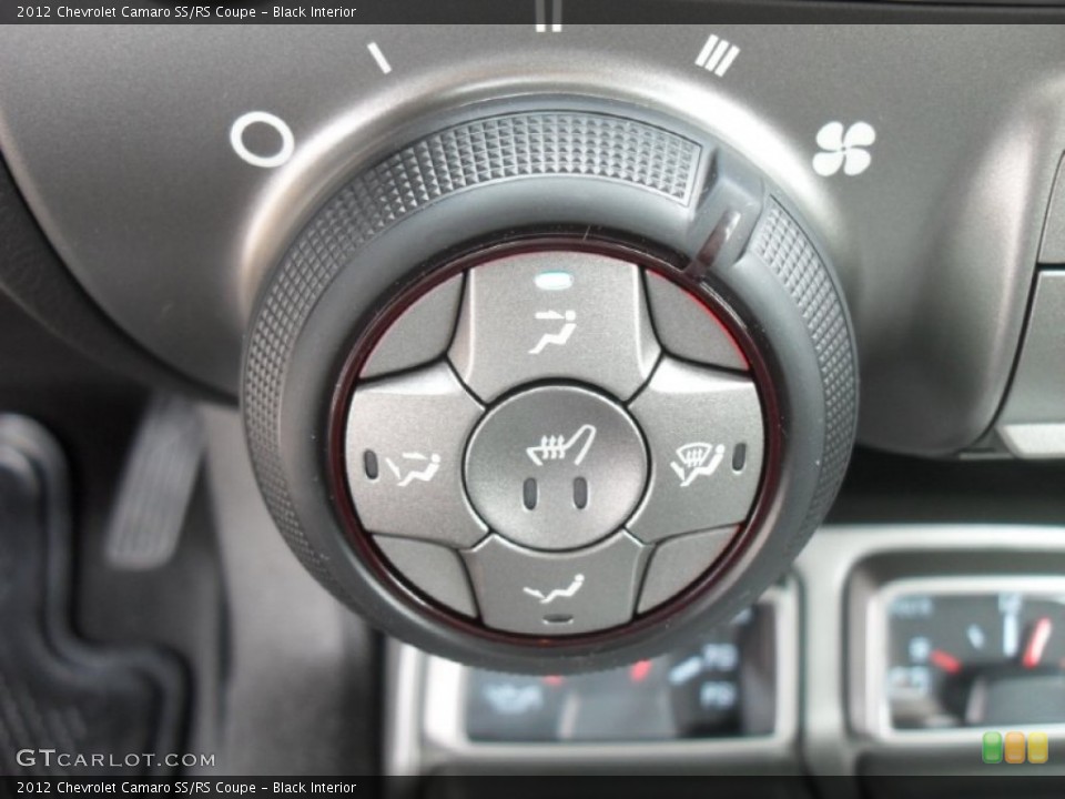 Black Interior Controls for the 2012 Chevrolet Camaro SS/RS Coupe #53210978