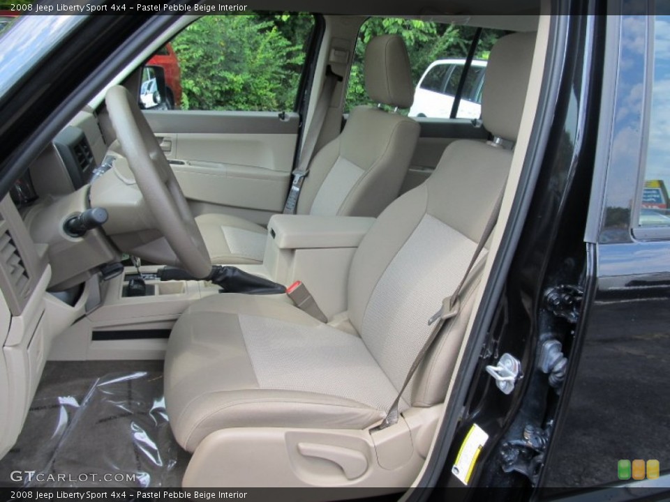 Pastel Pebble Beige Interior Photo for the 2008 Jeep Liberty Sport 4x4 #53211227