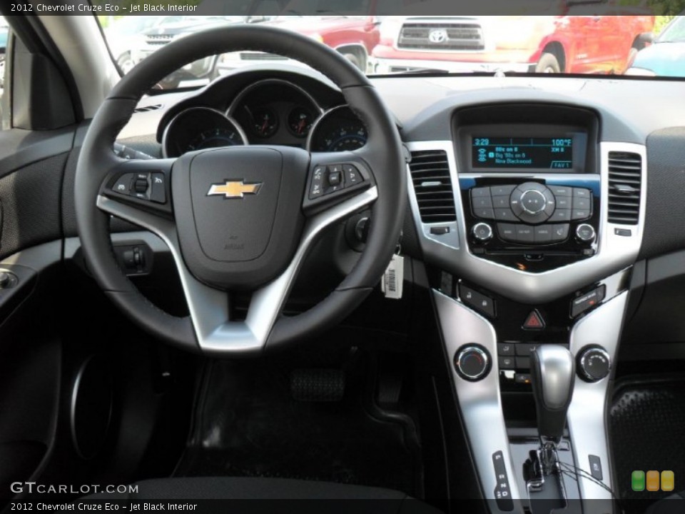 Jet Black Interior Dashboard for the 2012 Chevrolet Cruze Eco #53211356