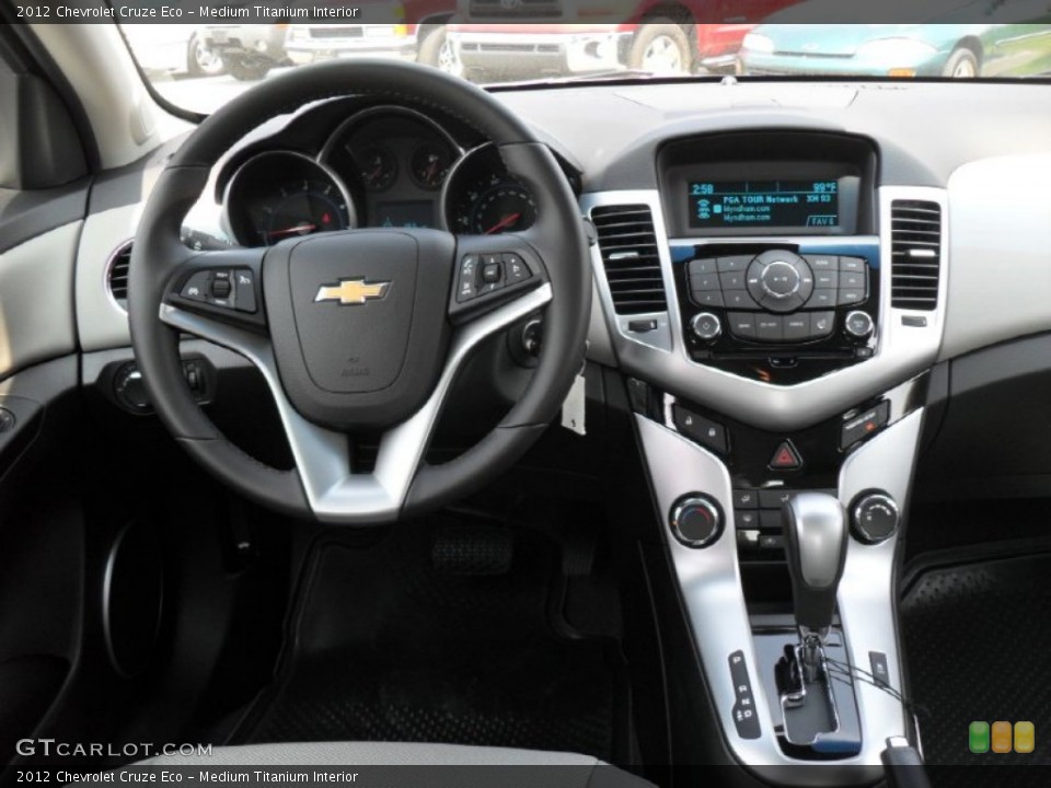 Medium Titanium Interior Dashboard for the 2012 Chevrolet Cruze Eco #53211698