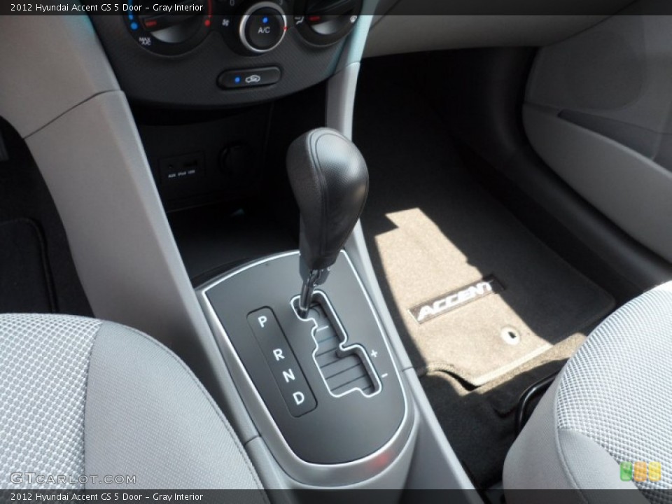 Gray Interior Transmission for the 2012 Hyundai Accent GS 5 Door #53212664