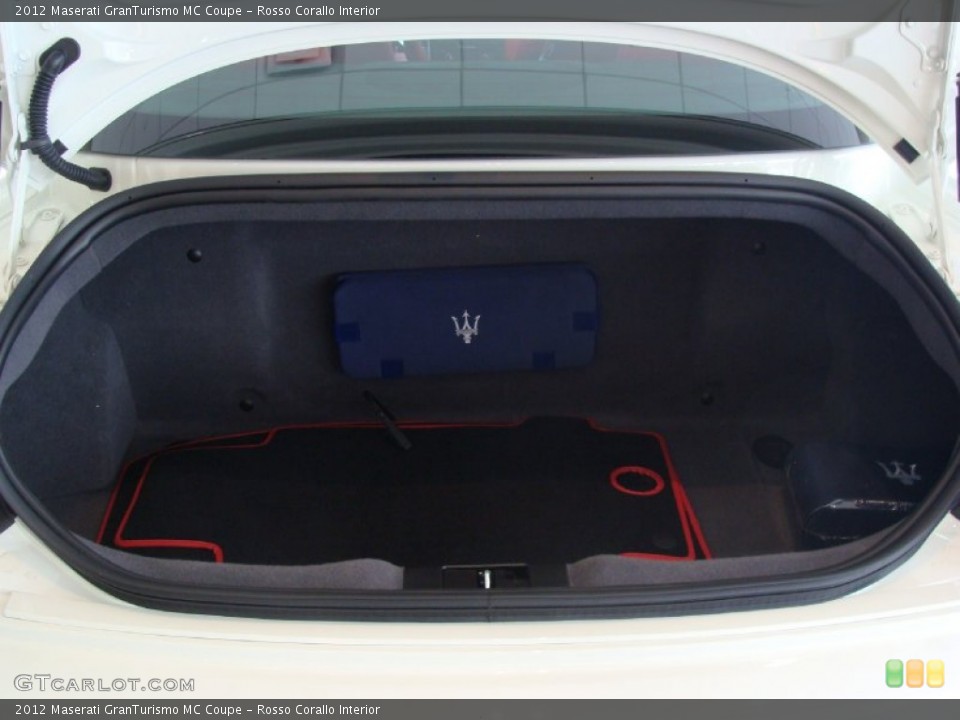 Rosso Corallo Interior Trunk for the 2012 Maserati GranTurismo MC Coupe #53212988
