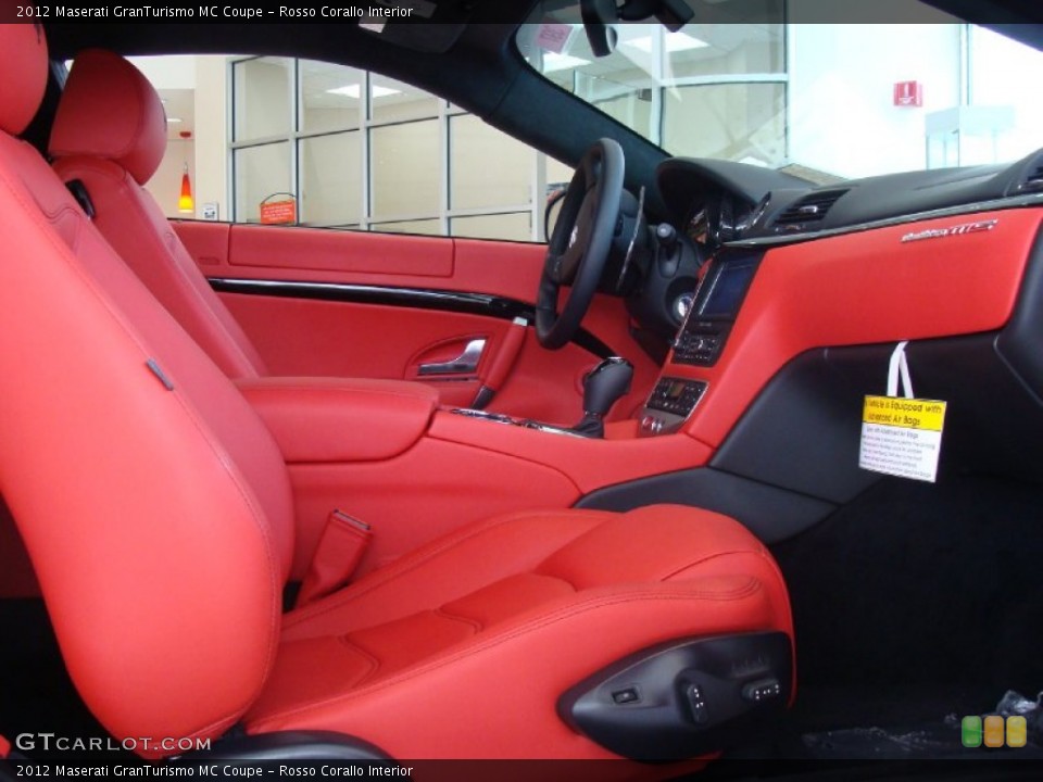 Rosso Corallo Interior Photo for the 2012 Maserati GranTurismo MC Coupe #53213060