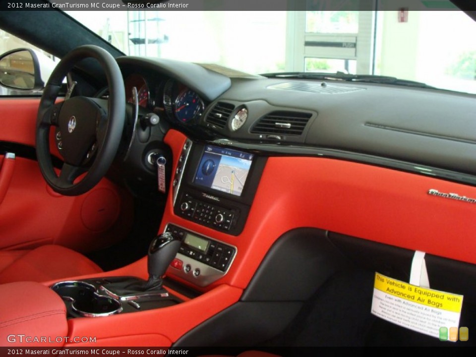 Rosso Corallo Interior Dashboard for the 2012 Maserati GranTurismo MC Coupe #53213072