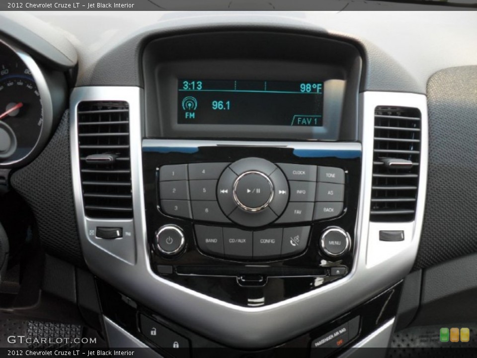 Jet Black Interior Controls for the 2012 Chevrolet Cruze LT #53213123