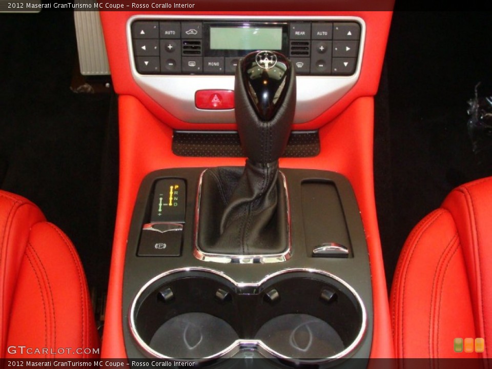 Rosso Corallo Interior Transmission for the 2012 Maserati GranTurismo MC Coupe #53213246