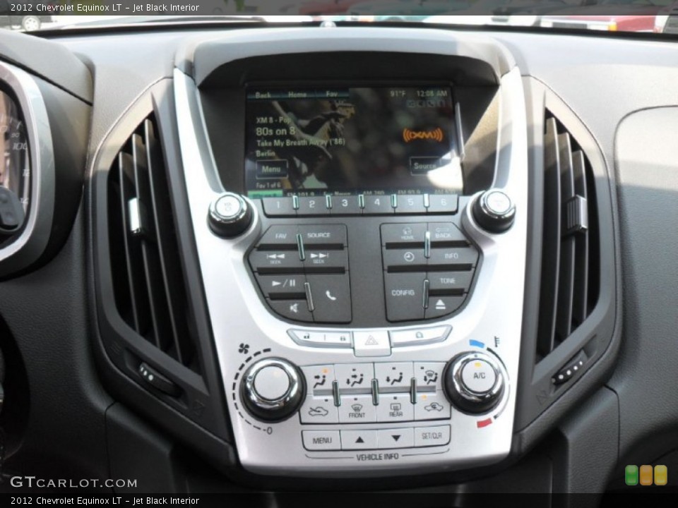 Jet Black Interior Controls for the 2012 Chevrolet Equinox LT #53213471
