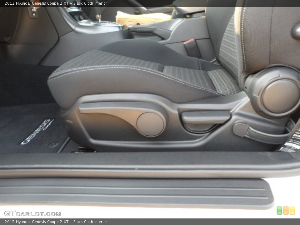 Black Cloth Interior Controls for the 2012 Hyundai Genesis Coupe 2.0T #53213564