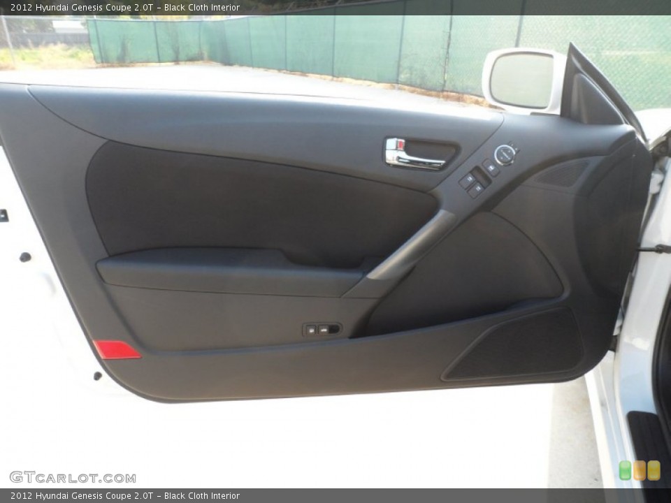 Black Cloth Interior Door Panel for the 2012 Hyundai Genesis Coupe 2.0T #53214041