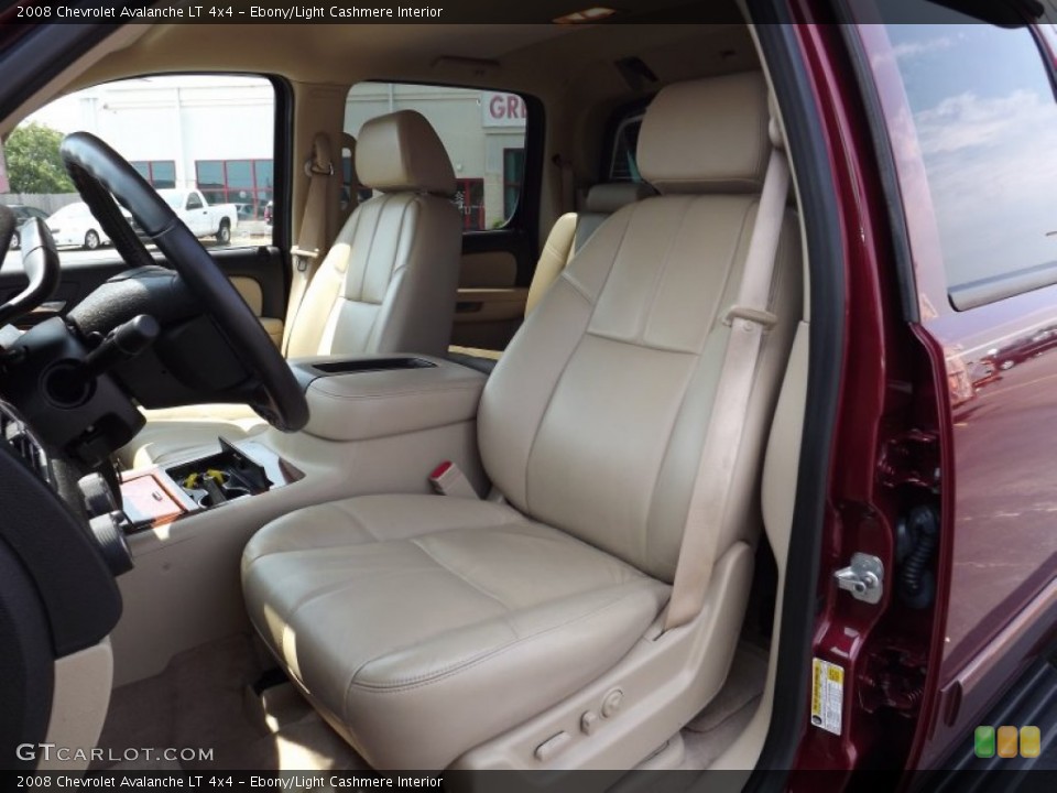Ebony/Light Cashmere Interior Photo for the 2008 Chevrolet Avalanche LT 4x4 #53214092