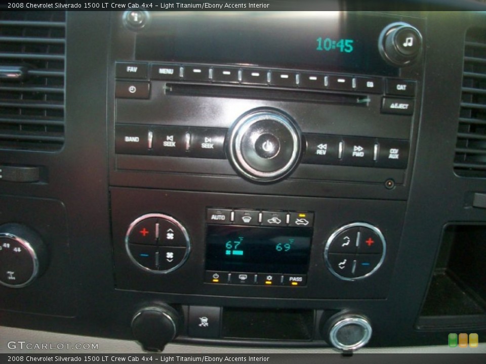 Light Titanium/Ebony Accents Interior Audio System for the 2008 Chevrolet Silverado 1500 LT Crew Cab 4x4 #53214185