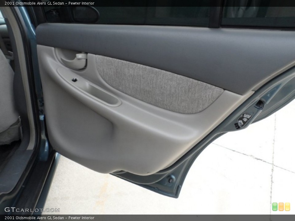 Pewter Interior Door Panel for the 2001 Oldsmobile Alero GL Sedan #53217083