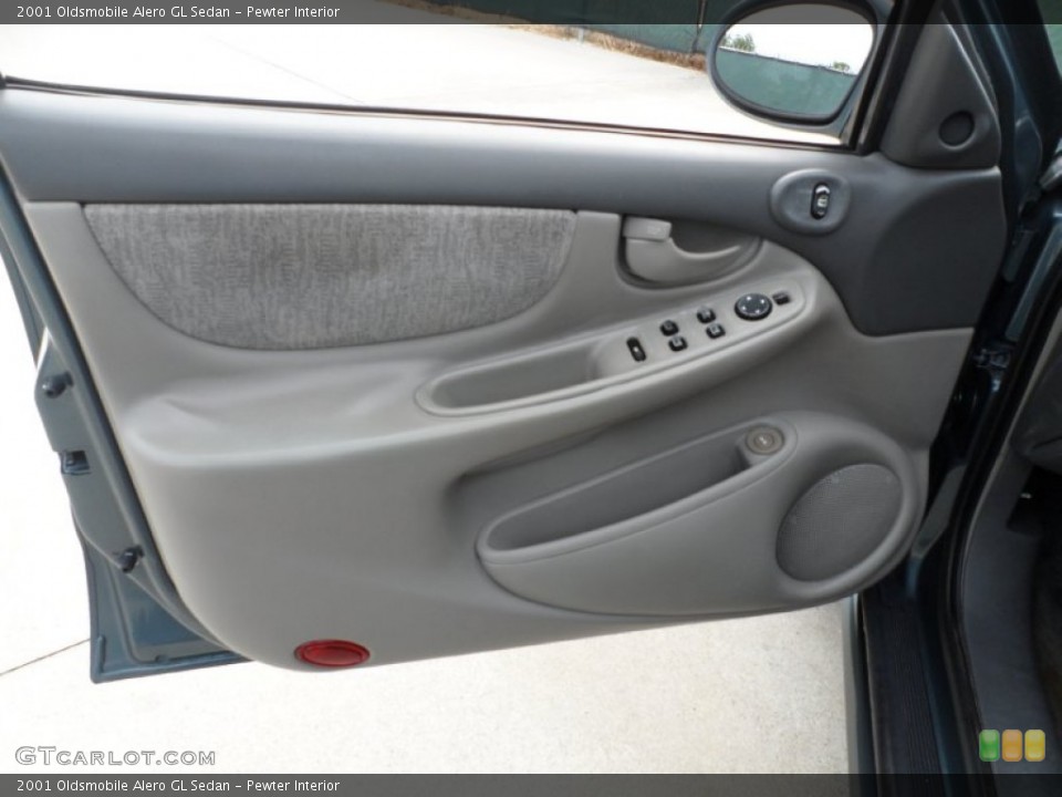Pewter Interior Door Panel for the 2001 Oldsmobile Alero GL Sedan #53217155