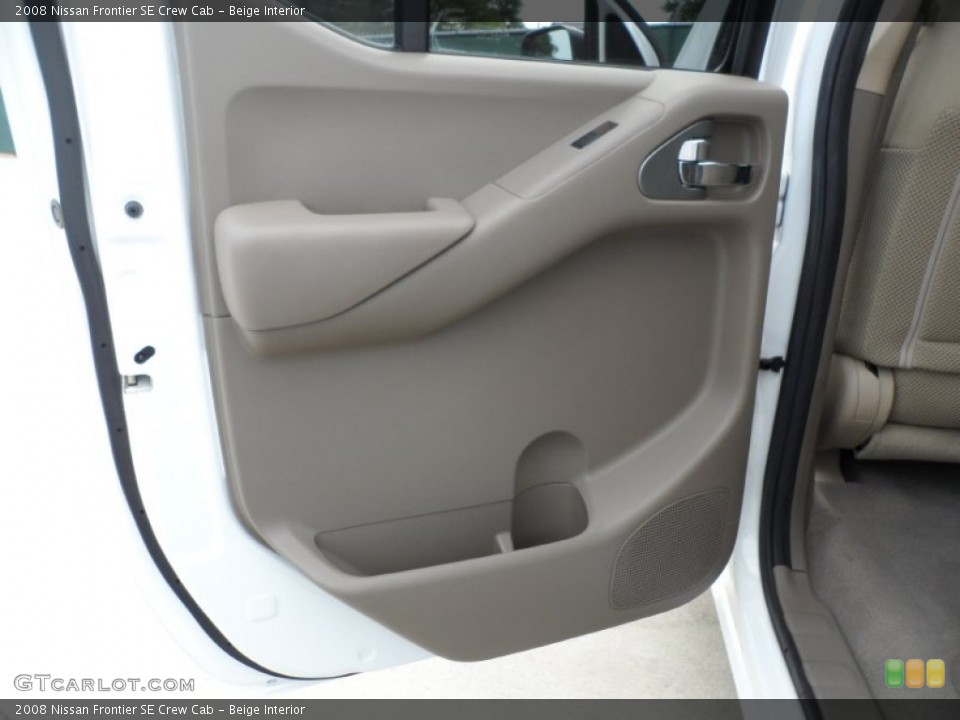 Beige Interior Door Panel for the 2008 Nissan Frontier SE Crew Cab #53220602