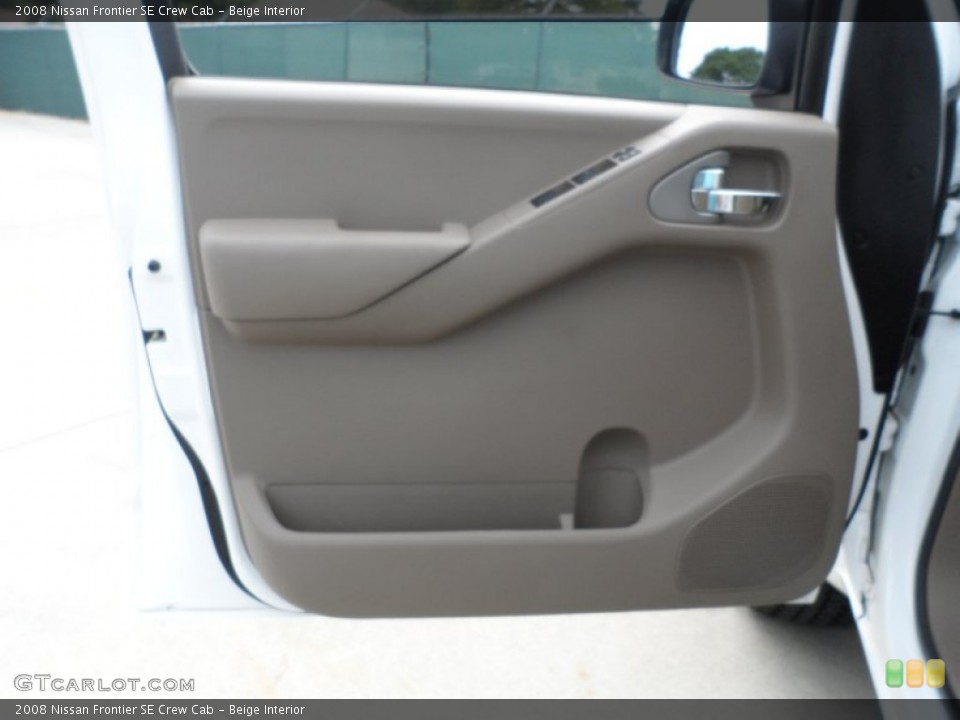 Beige Interior Door Panel for the 2008 Nissan Frontier SE Crew Cab #53220620