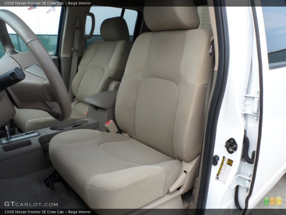 Beige Interior Photo for the 2008 Nissan Frontier SE Crew Cab #53220641