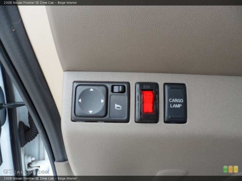 Beige Interior Controls for the 2008 Nissan Frontier SE Crew Cab #53220725