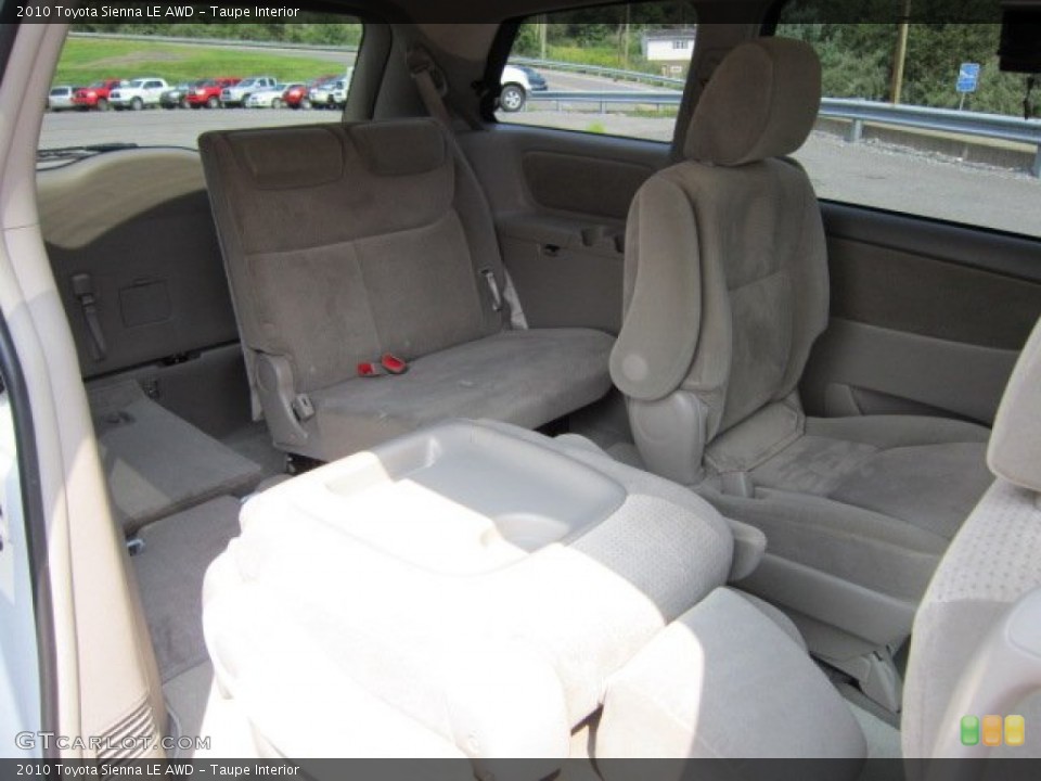 Taupe Interior Photo for the 2010 Toyota Sienna LE AWD #53222246