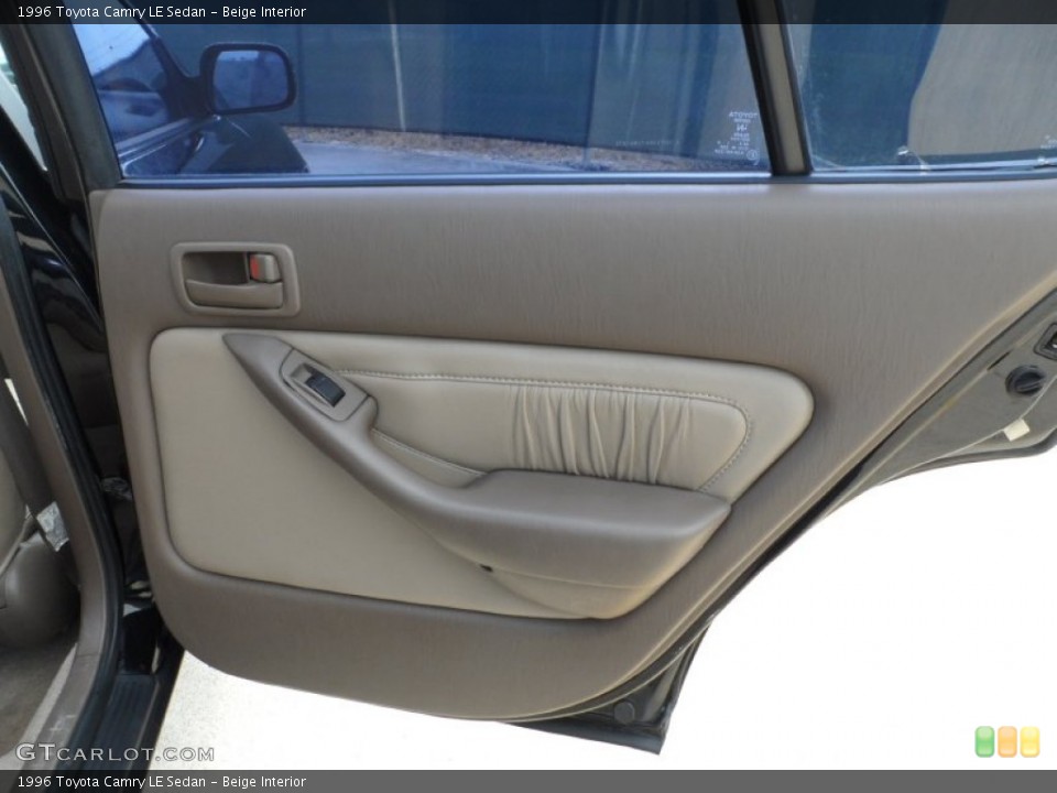 Beige Interior Door Panel for the 1996 Toyota Camry LE Sedan #53222603