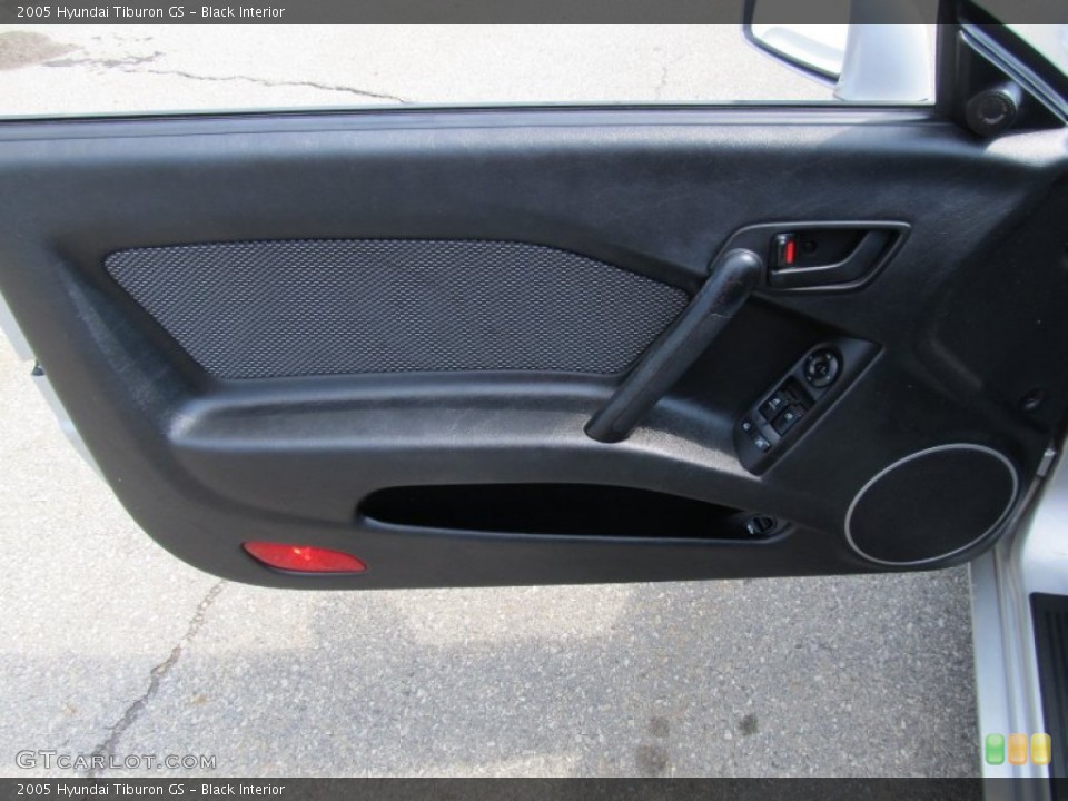 Black Interior Door Panel for the 2005 Hyundai Tiburon GS #53222741