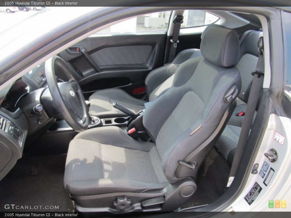 Black Interior Photo for the 2005 Hyundai Tiburon GS #53222744