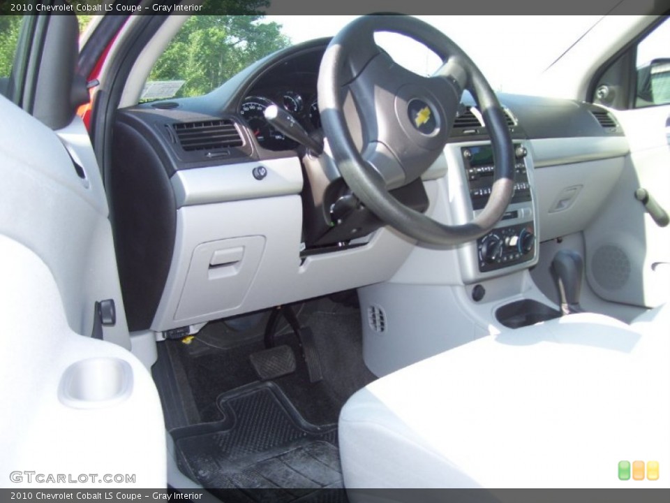 Gray Interior Dashboard for the 2010 Chevrolet Cobalt LS Coupe #53225763