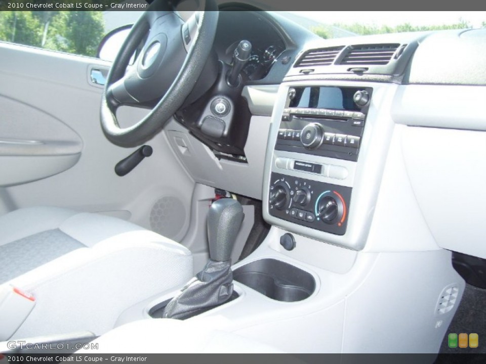 Gray Interior Controls for the 2010 Chevrolet Cobalt LS Coupe #53225793