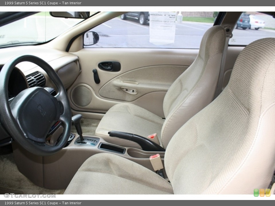 Tan Interior Photo for the 1999 Saturn S Series SC1 Coupe #53227695