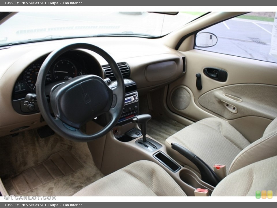 Tan Interior Photo for the 1999 Saturn S Series SC1 Coupe #53227713