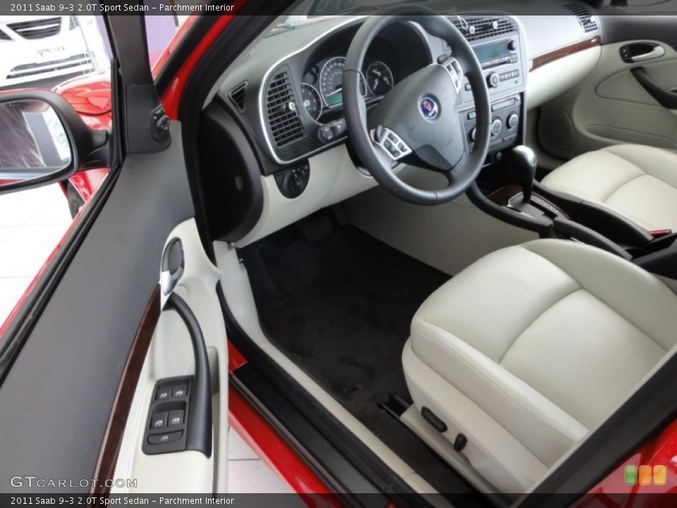 Parchment Interior Photo for the 2011 Saab 9-3 2.0T Sport Sedan #53228631