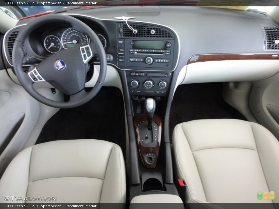 Parchment Interior Dashboard for the 2011 Saab 9-3 2.0T Sport Sedan #53228676