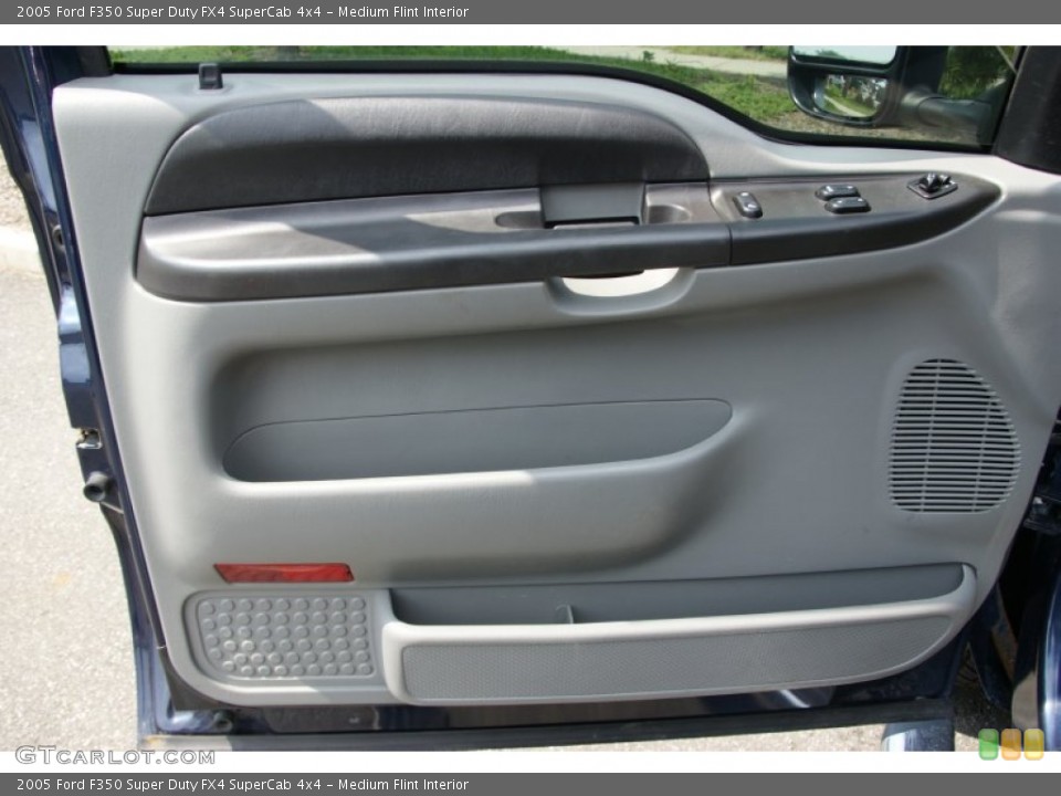 Medium Flint Interior Door Panel for the 2005 Ford F350 Super Duty FX4 SuperCab 4x4 #53231892