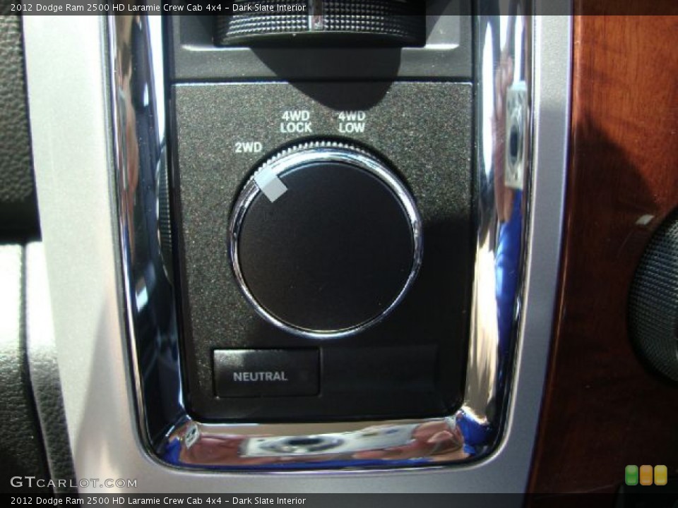 Dark Slate Interior Controls for the 2012 Dodge Ram 2500 HD Laramie Crew Cab 4x4 #53234022
