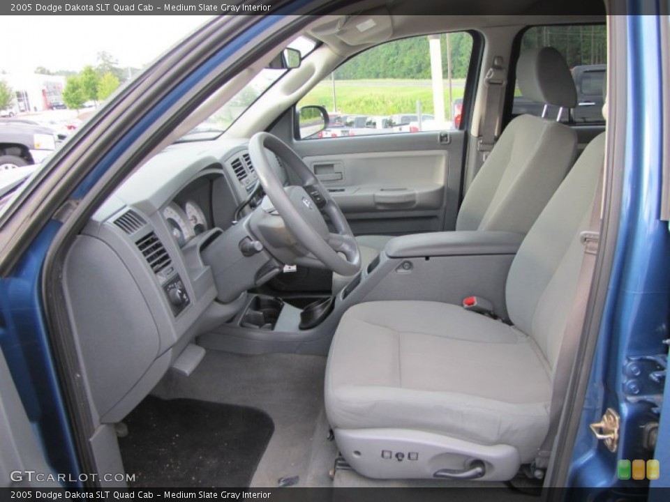Medium Slate Gray Interior Photo for the 2005 Dodge Dakota SLT Quad Cab #53234724
