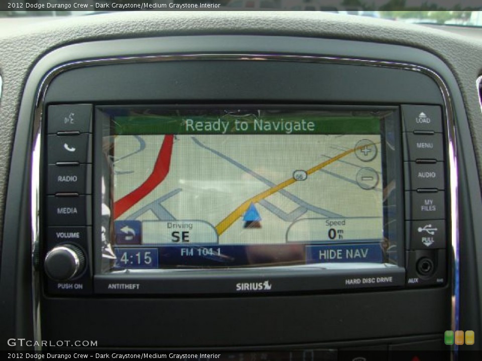 Dark Graystone/Medium Graystone Interior Navigation for the 2012 Dodge Durango Crew #53234877