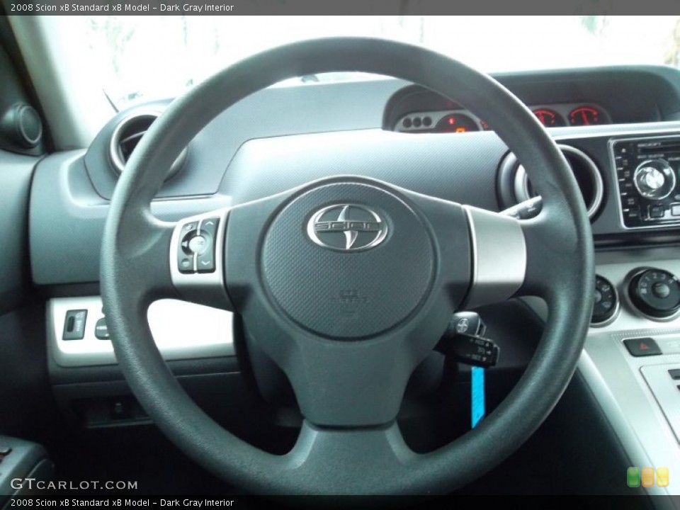 Dark Gray Interior Steering Wheel for the 2008 Scion xB  #53235084