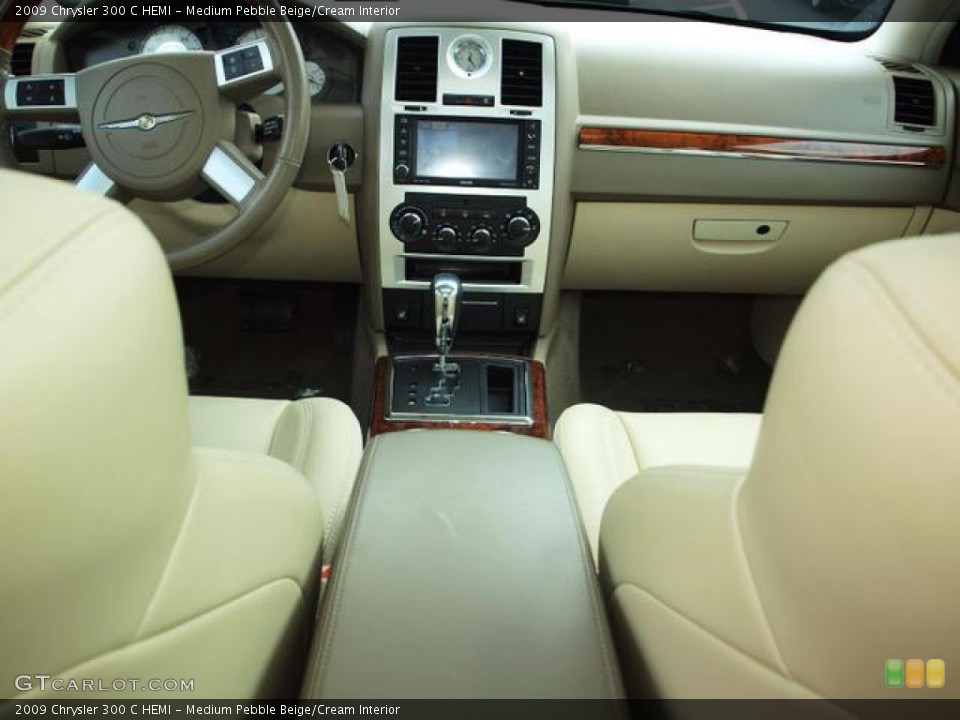 Medium Pebble Beige/Cream Interior Dashboard for the 2009 Chrysler 300 C HEMI #53236686