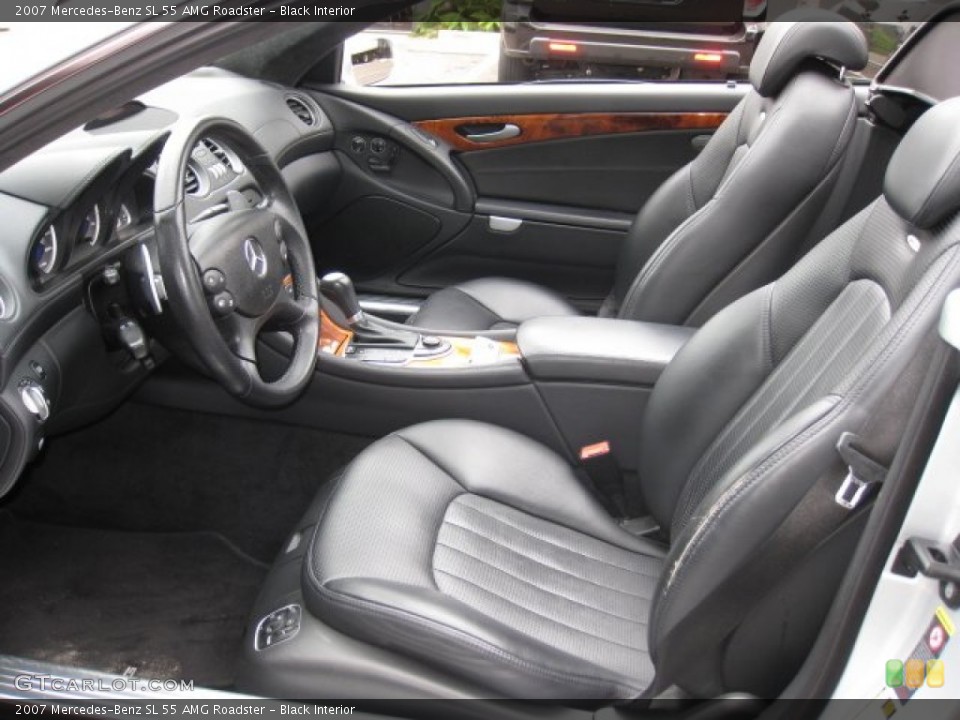 Black Interior Photo for the 2007 Mercedes-Benz SL 55 AMG Roadster #53237214