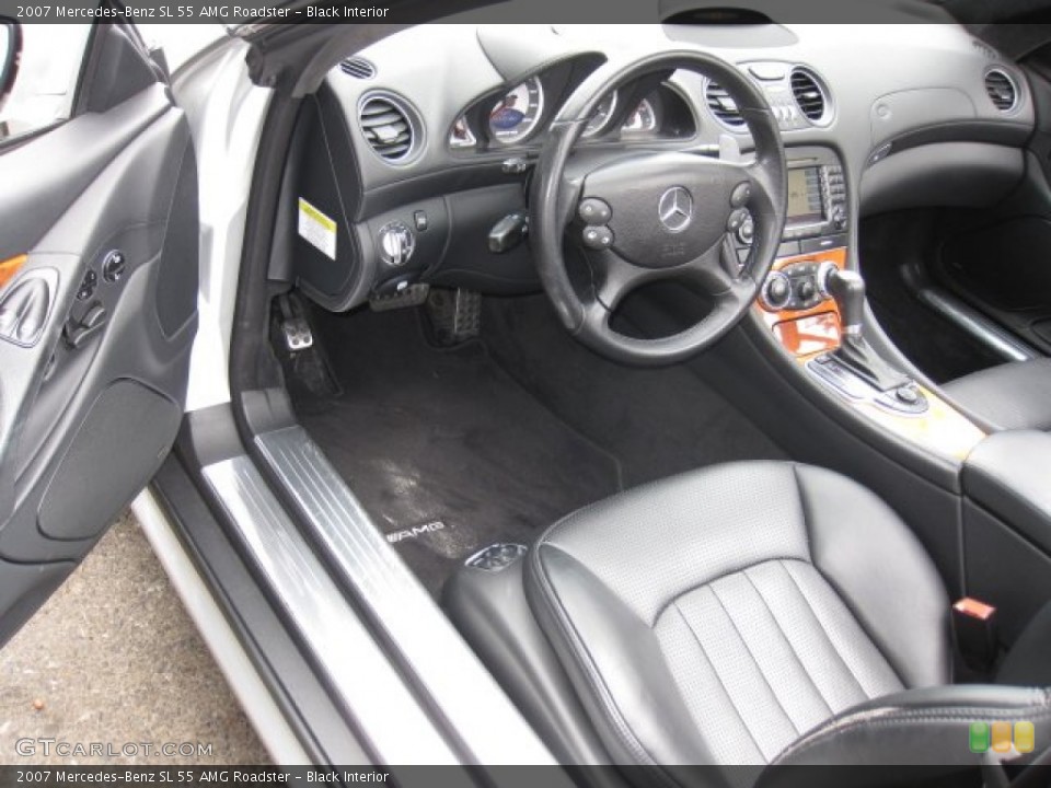 Black Interior Photo for the 2007 Mercedes-Benz SL 55 AMG Roadster #53237232
