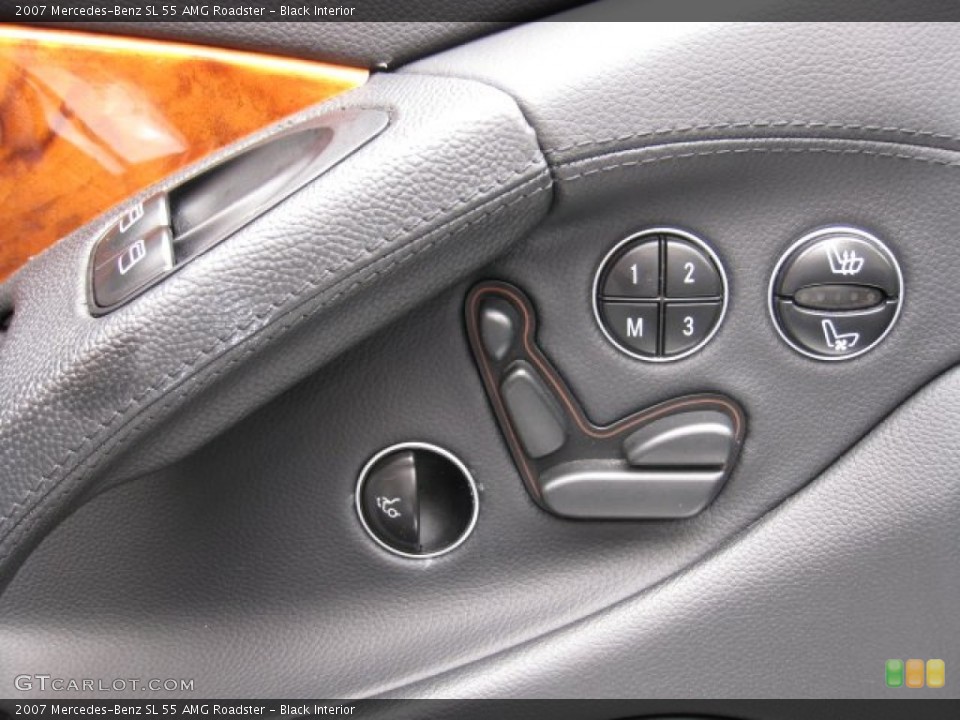 Black Interior Controls for the 2007 Mercedes-Benz SL 55 AMG Roadster #53237247