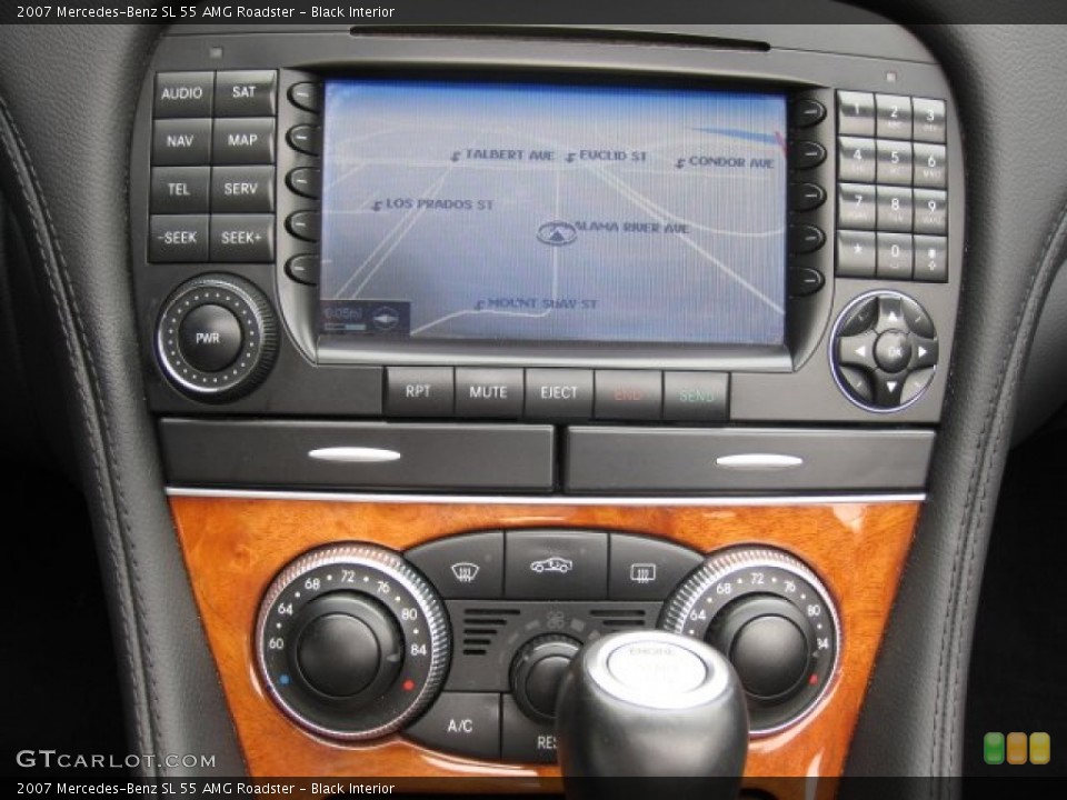 Black Interior Controls for the 2007 Mercedes-Benz SL 55 AMG Roadster #53237289