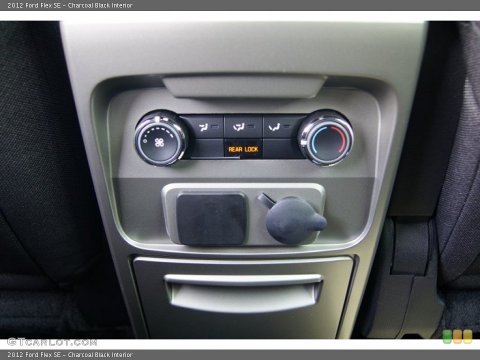 Charcoal Black Interior Controls for the 2012 Ford Flex SE #53238795