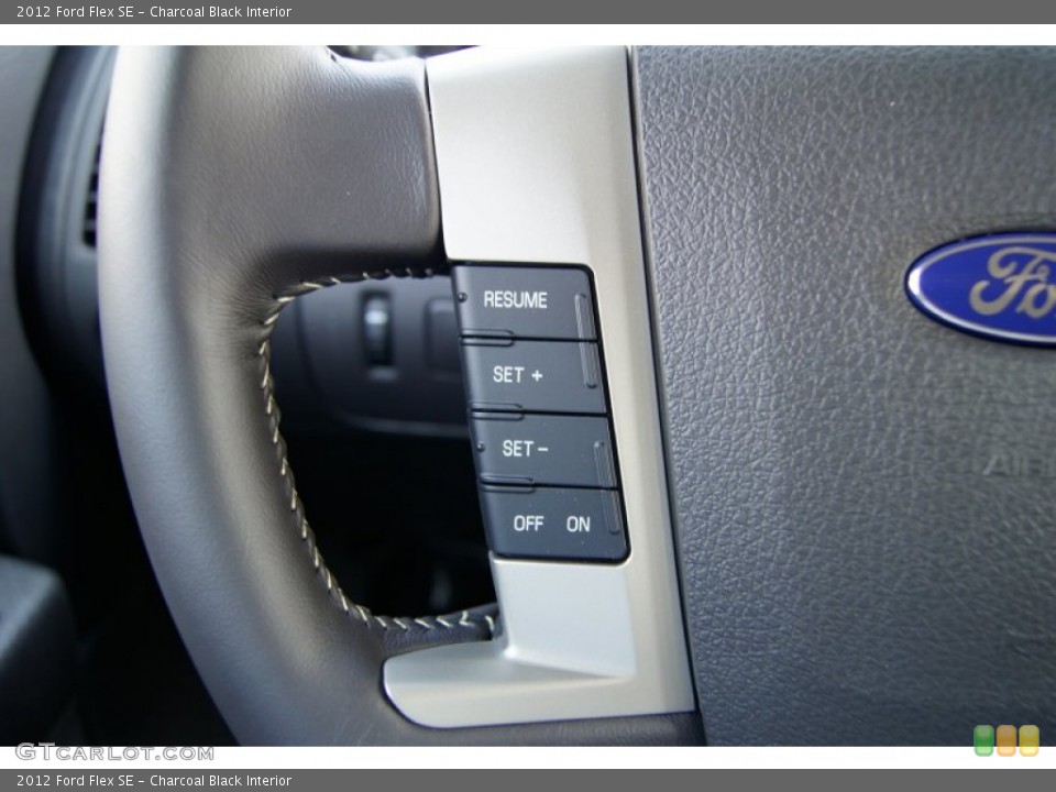 Charcoal Black Interior Controls for the 2012 Ford Flex SE #53238888