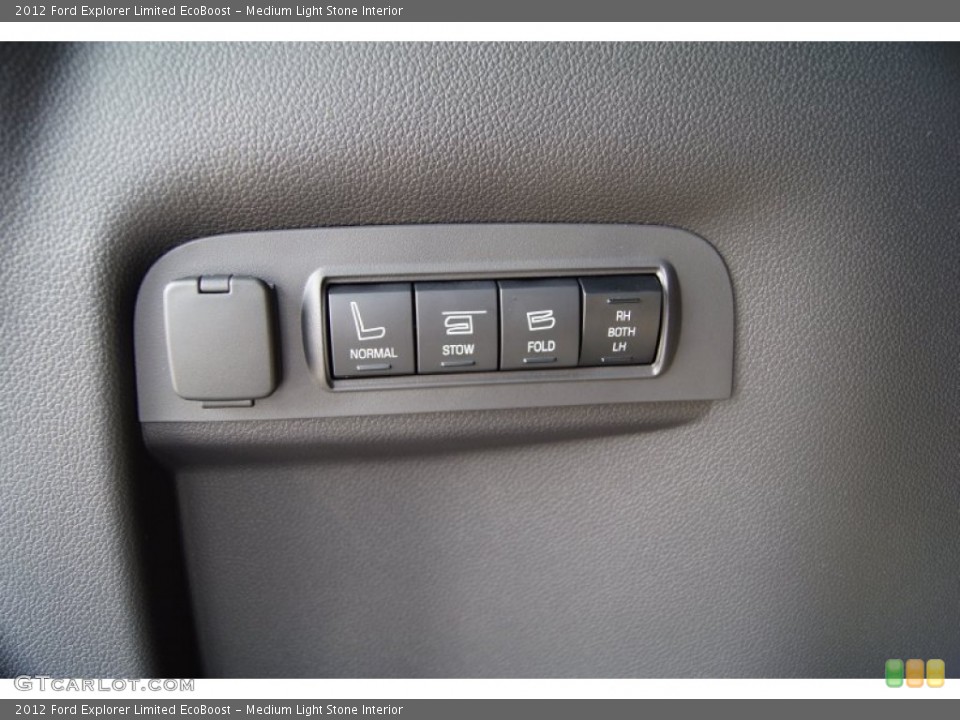 Medium Light Stone Interior Controls for the 2012 Ford Explorer Limited EcoBoost #53239203