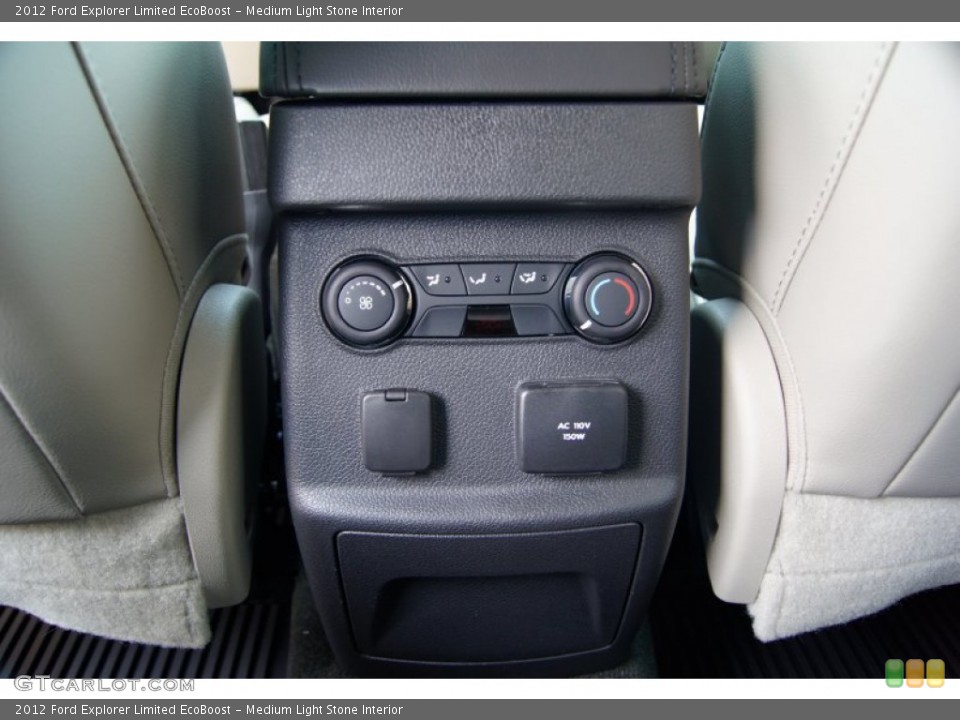 Medium Light Stone Interior Controls for the 2012 Ford Explorer Limited EcoBoost #53239341