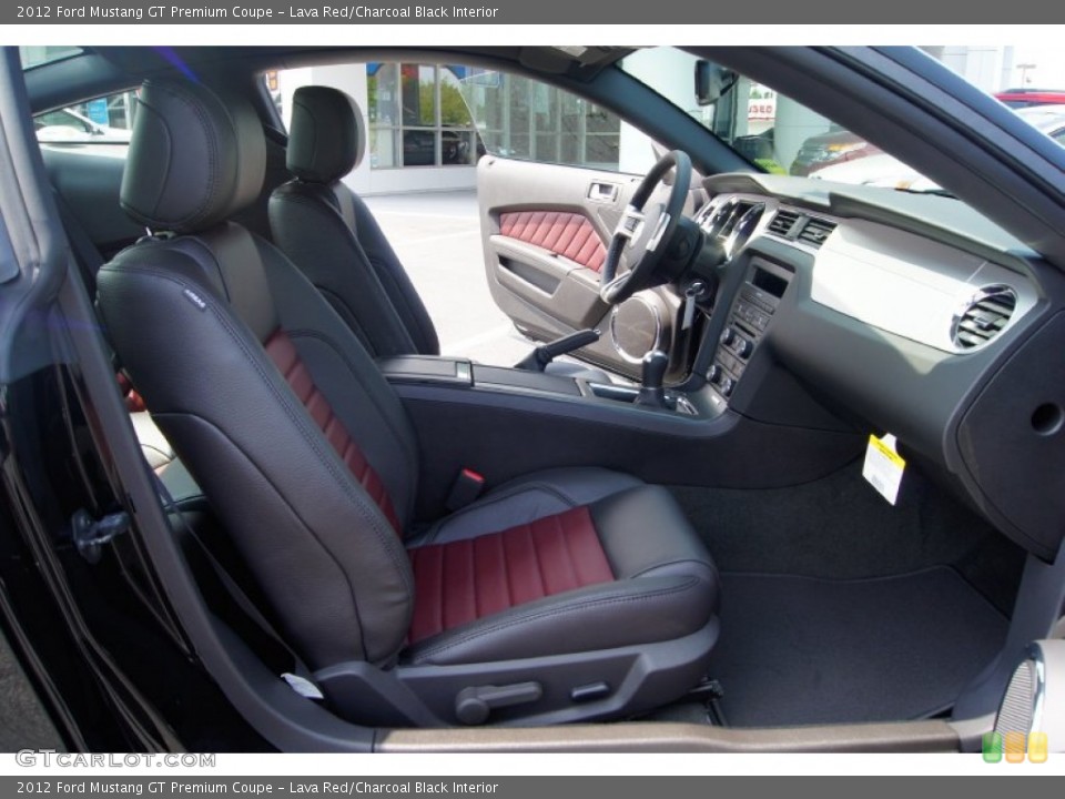 Lava Red/Charcoal Black Interior Photo for the 2012 Ford Mustang GT Premium Coupe #53239835