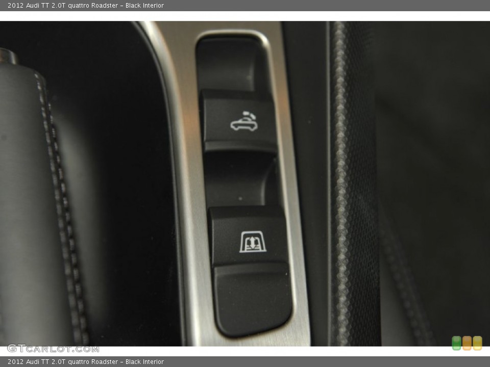 Black Interior Controls for the 2012 Audi TT 2.0T quattro Roadster #53241042
